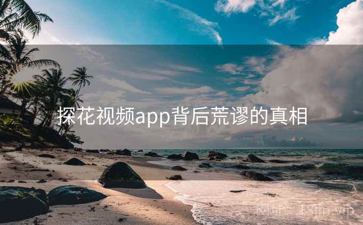 探花视频app背后荒谬的真相